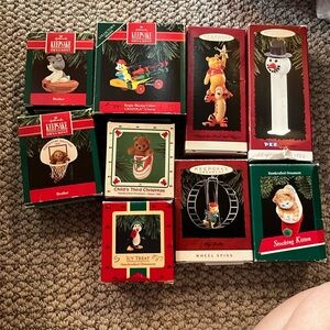 Lot of vintage Hallmark ornaments